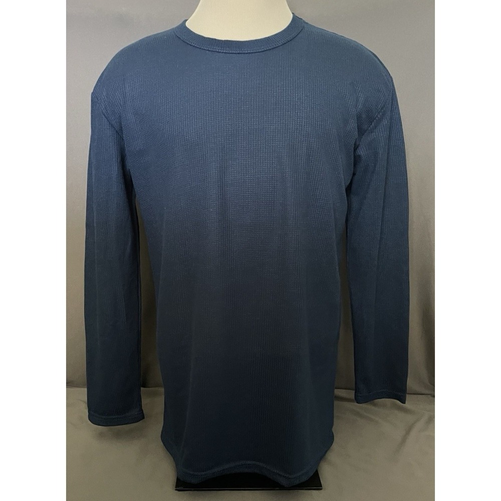 Pine‎ Trails Thermal Shirt Long Sleeve Shirt Mens Size XXL Dark Blue Lightweight